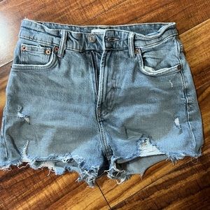 Zara denim shorts size 2